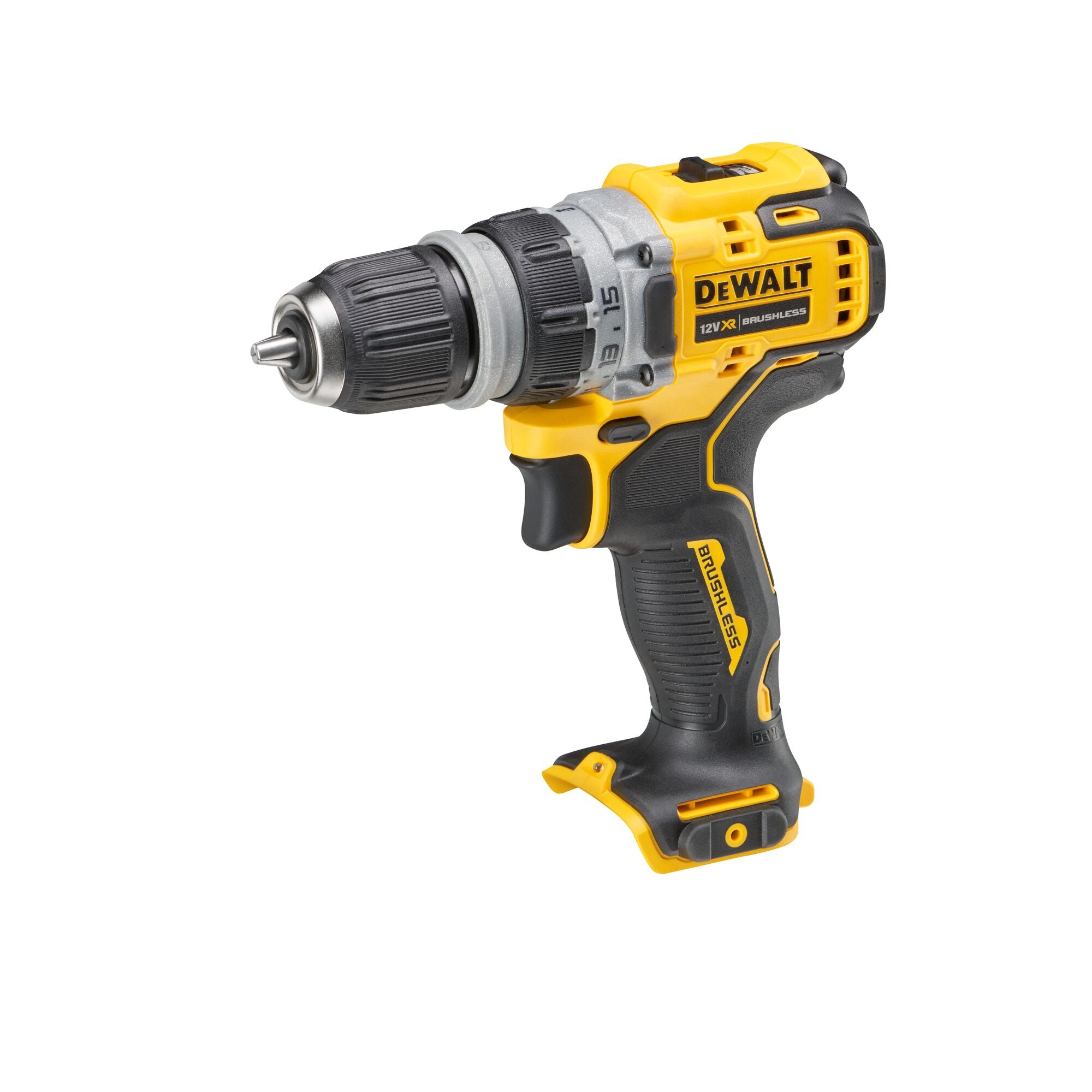 DCD703NT-XJ - Cordless drill/screwdriver, 4 heads, 12 volts