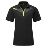 DX4 Warnschutz Damen Poloshirt kurzarm - Schwarz (BKR)