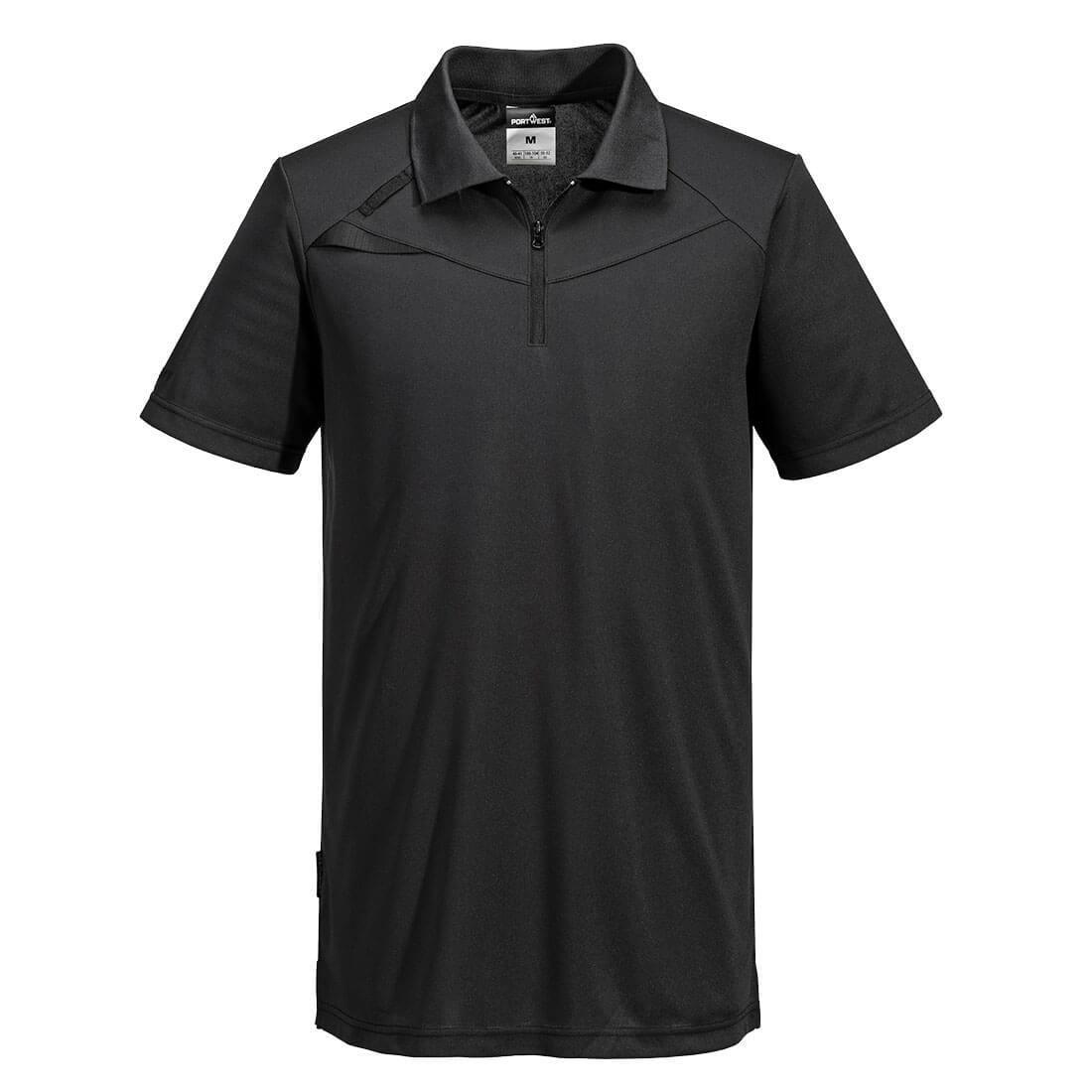 DX4 Polo Shirt S/S - komplett schwarz (ABR)