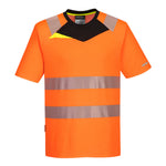 DX4 Hi-Vis T-Shirt kurzarm - Orange/Schwarz (OBR)
