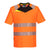 DX4 Hi-Vis T-Shirt kurzarm - Orange/Schwarz (OBR)