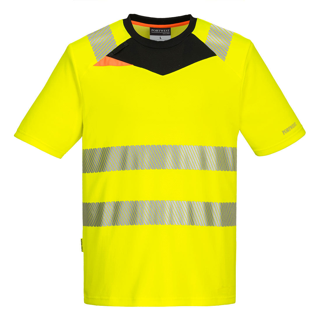 DX4 Hi-Vis T-Shirt kurzarm - Gelb/Schwarz (YBR)