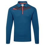 DX4 Polo Shirt L/S - Metro Blau (MBR)