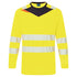 DX4 Hi-Vis T-Shirt langarm - Gelb/Schwarz (YBR)