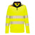 DX4 Hi-Vis Polo Shirt mit Reißverschluss langarm - Gelb/Schwarz (YBR)