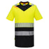 DX4 Hi-Vis T-Shirt kurzarm Klasse 1 - Gelb/Schwarz (YBR)