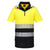 DX4 Hi-Vis Poloshirt mit Reißverschluss Klasse 1 - Gelb/Schwarz (YBR)