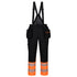 DX4 Hi-Vis Winter Latzhose Klasse 1 - Orange/Schwarz (OBR)