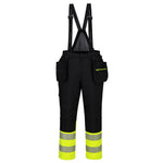 DX4 Hi-Vis Winter Latzhose Klasse 1 - Gelb/Schwarz (YBR)