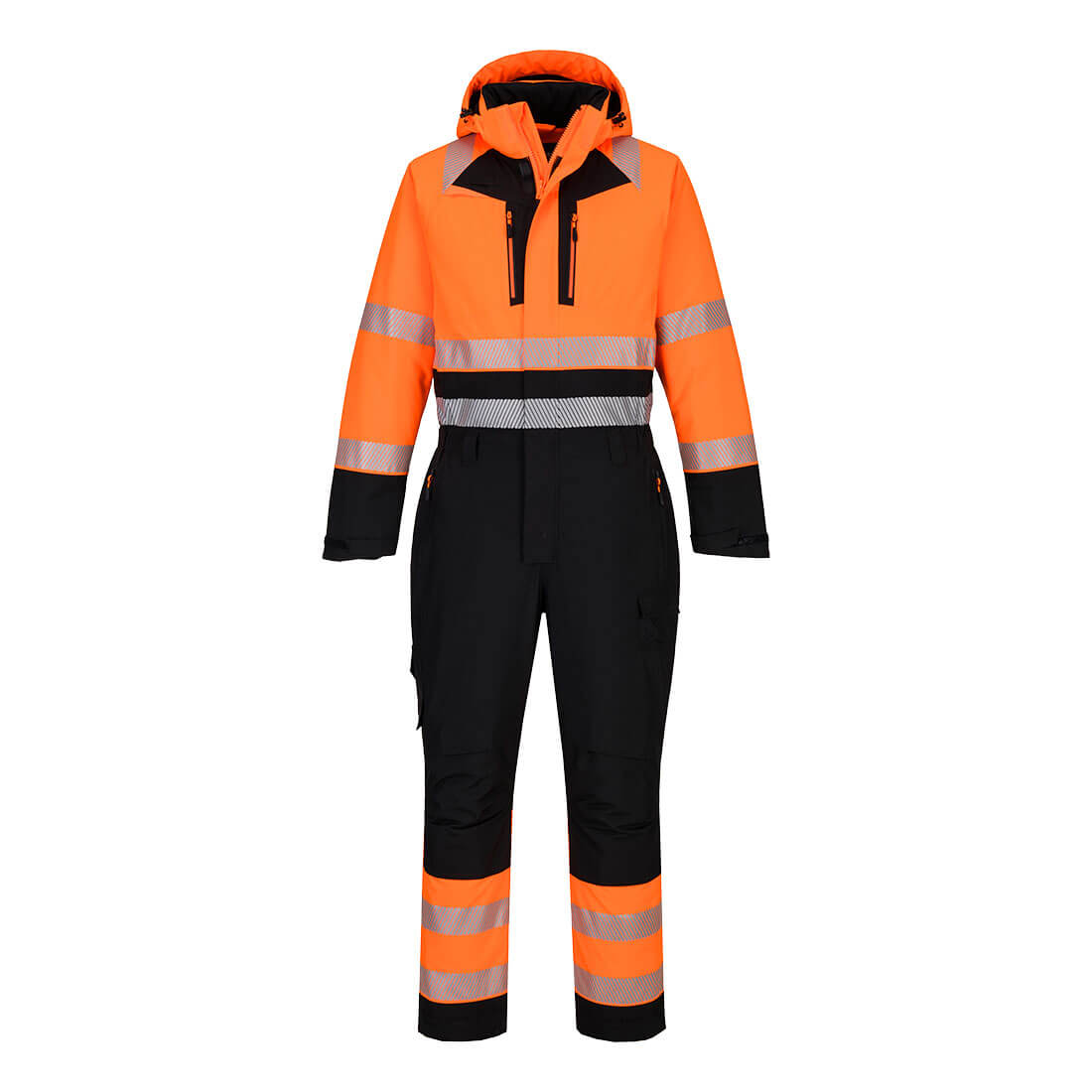 DX4 Hi-Vis Winteroverall - Orange/Schwarz (OBR)