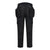 DX4 Bundhose mit abnehmbaren Holstertaschen - komplett schwarz (ABR)