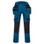 DX4 Bundhose mit abnehmbaren Holstertaschen - Metro Blau (MBR)