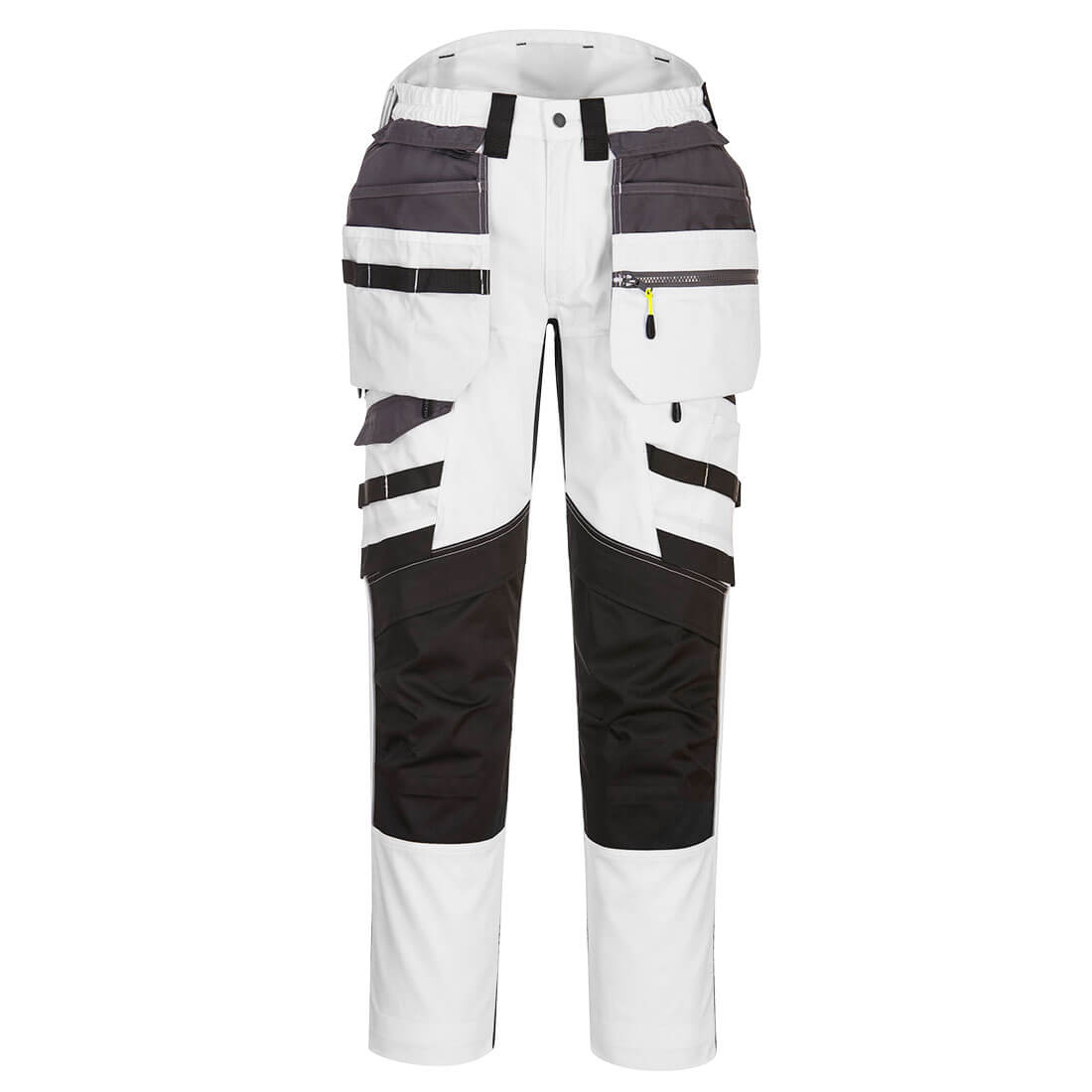 DX4 Bundhose mit abnehmbaren Holstertaschen - Weiss/Grau (WGR)
