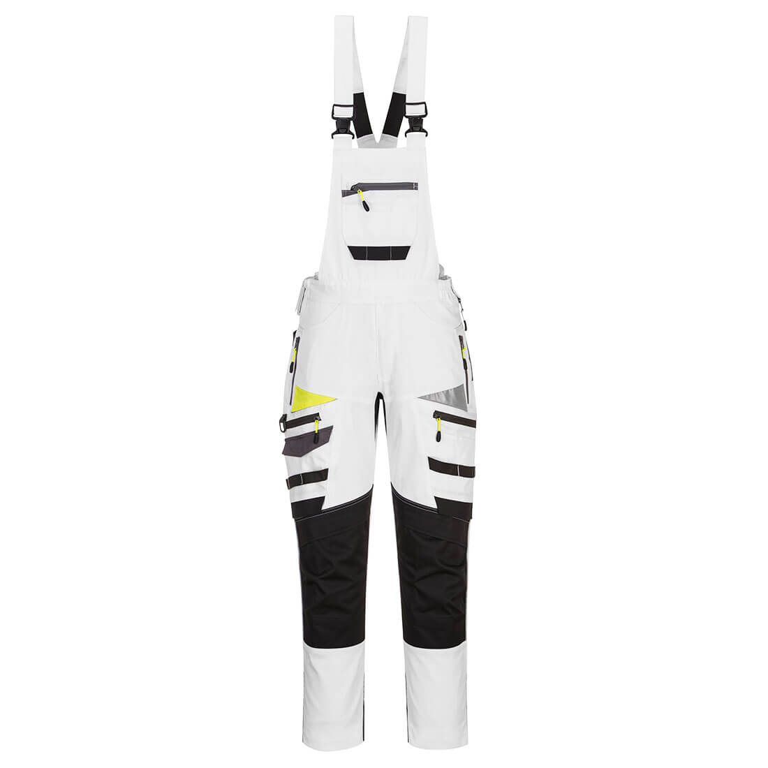 DX4 Latzhose - Weiss/Grau (WGR)