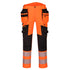 DX4 Hi-Vis Bundhose mit abnehmbaren Holstertaschen - Orange/Schwarz (OBR)