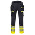 DX4 Hi-Vis Bundhose mit abnehmbaren Holstertaschen Klasse 1 - Gelb/Schwarz (YBR)