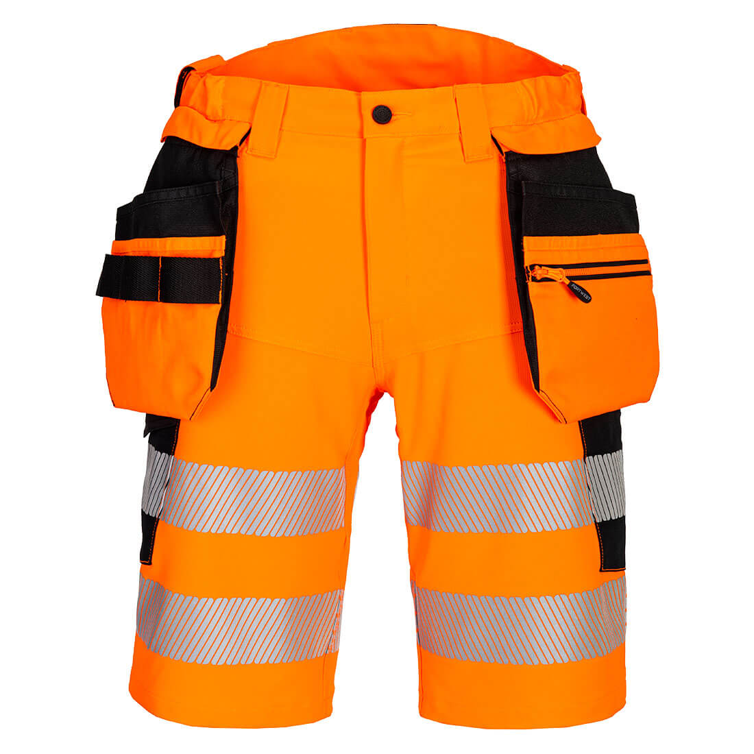DX4 Hi-Vis Shorts mit Holstertaschen - Orange/Schwarz (OBR)