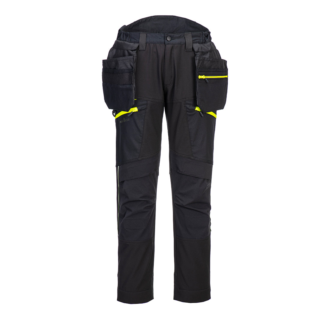 DX4 Softshell Bundhose mit abnehmbaren Holstertaschen - Schwarz (BKR)
