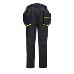 DX4 Softshell Bundhose mit abnehmbaren Holstertaschen - Schwarz (BKR)