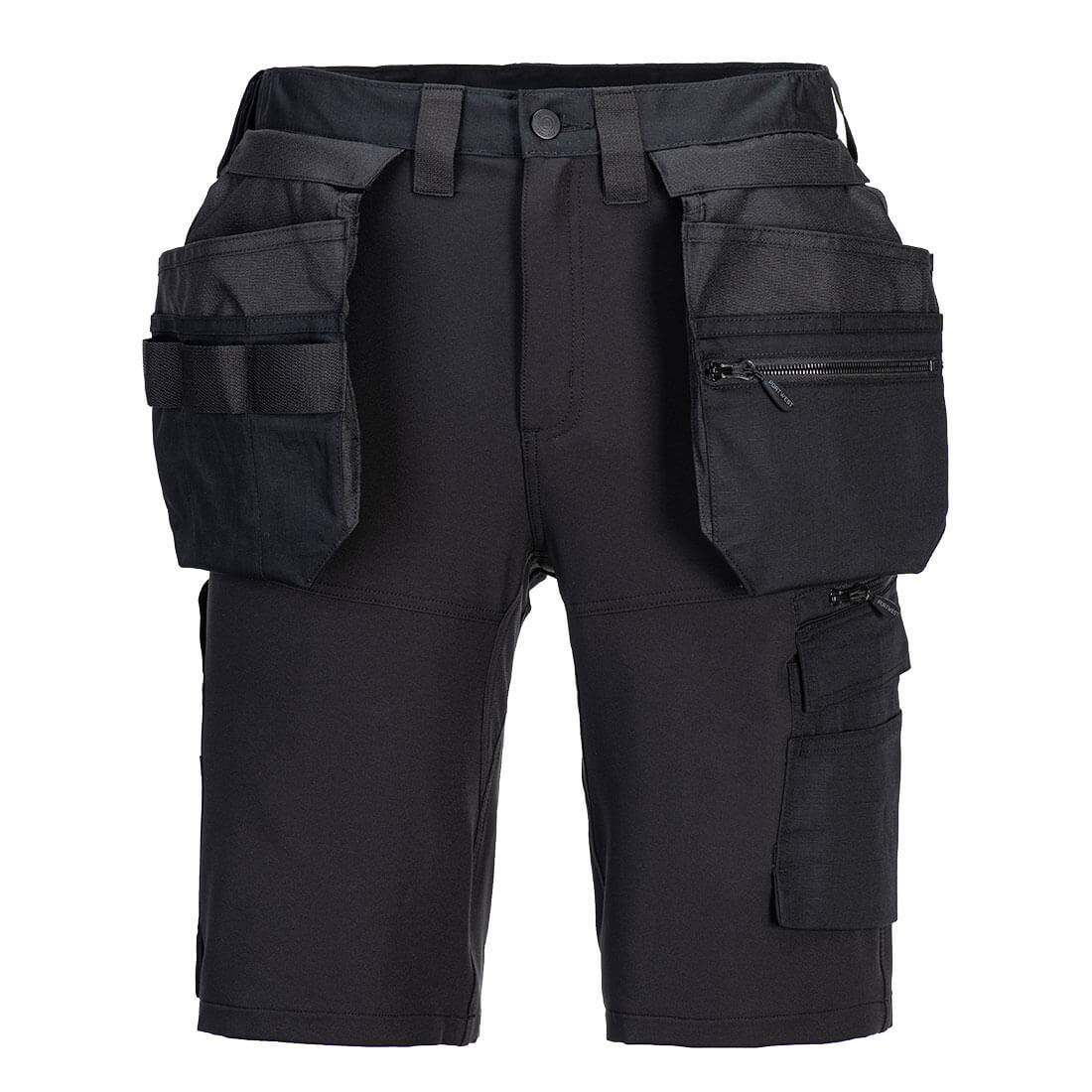 DX4 Handwerk Shorts mit Holstertaschen - Schwarz (BKR)