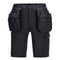 DX4 Handwerk Shorts mit Holstertaschen - Schwarz (BKR)