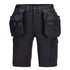DX4 Handwerk Shorts mit Holstertaschen - Schwarz (BKR)