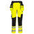 DX4 Hi-Vis Bundhose mit abnehmbaren Holstertaschen - Gelb/Schwarz (YBR)