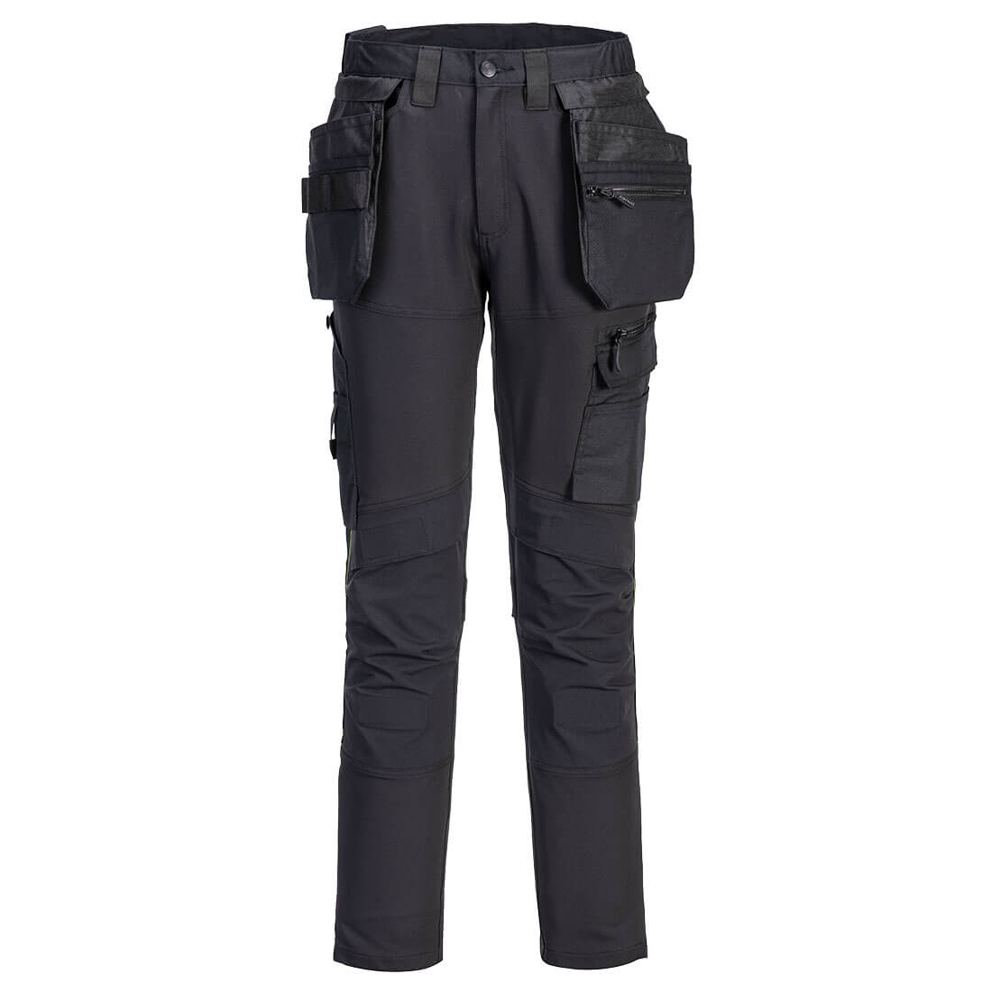 DX4 Handwerker Bundhose mit abnehmbaren Holstertaschen - Schwarz (BKR)