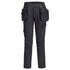 DX4 Handwerker Bundhose mit abnehmbaren Holstertaschen - Schwarz (BKR)