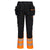 DX4 Hi-Vis Bundhose mit abnehmbaren Holstertaschen Klasse 1 - Orange/Schwarz (OBR)