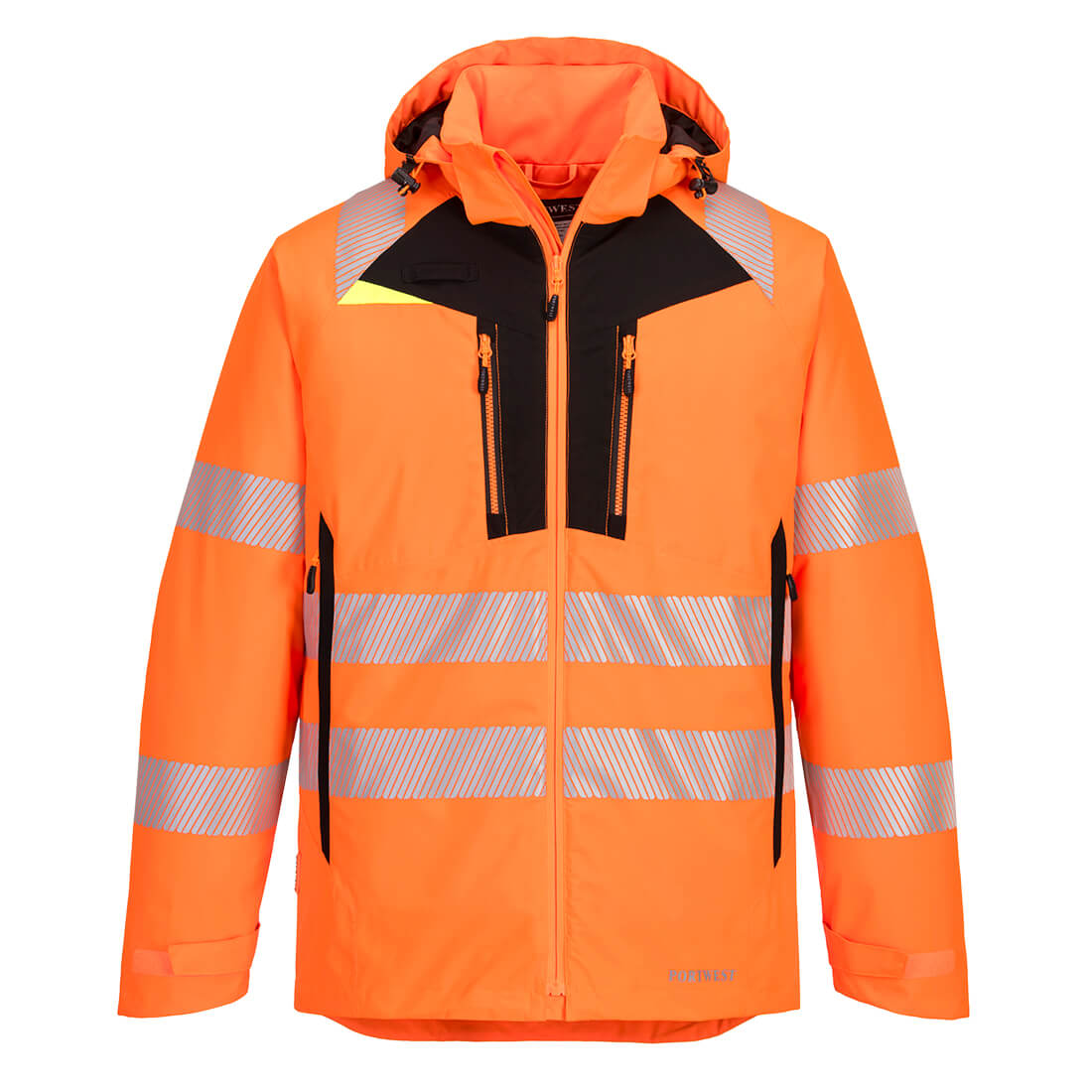 DX4 Hi-Vis Winterjacke - Orange/Schwarz (OBR)