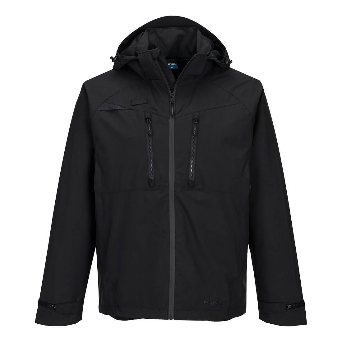 DX4 Regenjacke - komplett schwarz (ABR)