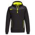 DX4 Kapuzenpullover mit 1/4 Reißverschluss - Schwarz (BKR)