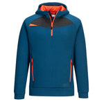 DX4 Kapuzenpullover mit 1/4 Reißverschluss - Metro Blau (MBR)