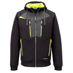 DX4 Hoodie mit Reißverschluss - Schwarz (BKR)