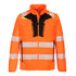 DX4 Hi-Vis Hybrid Steppjacke - Orange/Schwarz (OBR)