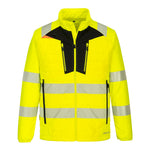 DX4 Hi-Vis Hybrid Steppjacke - Gelb/Schwarz (YBR)
