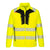 DX4 Hi-Vis Hybrid Steppjacke - Gelb/Schwarz (YBR)