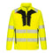 DX4 Hi-Vis Hybrid Steppjacke - Gelb/Schwarz (YBR)