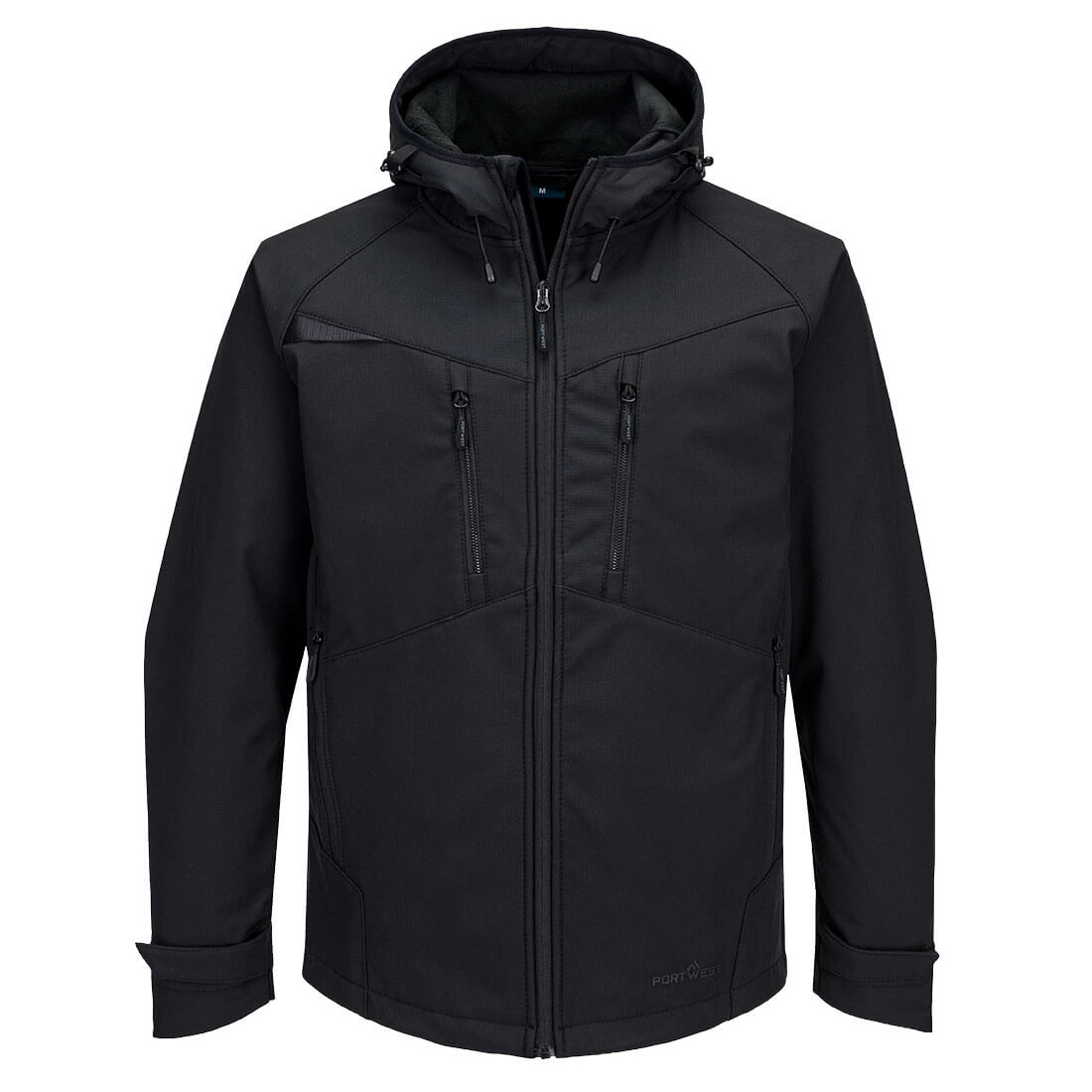 DX4 Softshell Jacke (3L) - komplett schwarz (ABR)