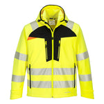 DX4 Hi-Vis Softshelljacke (3L) - Gelb/Schwarz (YBR)