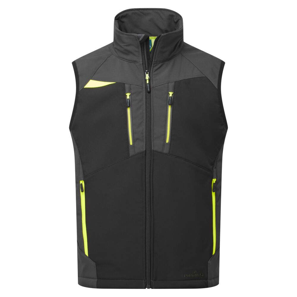 DX4 Softshell-Weste (3L) - Metallgrau (MGR)
