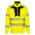 DX4 Hi-Vis Sweatjacke mit Kragen Klasse 1 - Gelb/Schwarz (YBR)