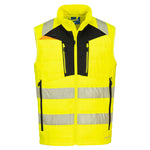 DX4 Hi-Vis Softshell Winterweste - Gelb/Schwarz (YBR)