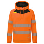 DX4 Hi-Vis Kapuzenpullover - Orange/Schwarz (OBR)