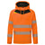 DX4 Hi-Vis Kapuzenpullover - Orange/Schwarz (OBR)
