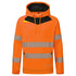DX4 Hi-Vis Kapuzenpullover - Orange/Schwarz (OBR)