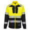 DX4 Hi-Vis Sweatjacke mit Kragen Klasse 1 - Gelb/Schwarz (YBR)