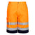 Hi-Vis Kontrast Shorts - Orange/Marine (ONR)