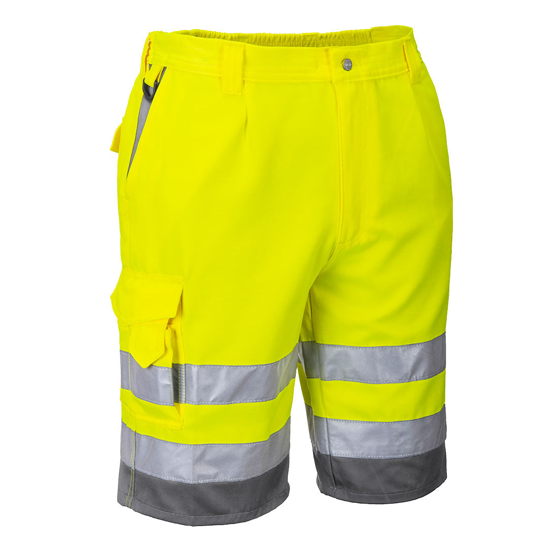 Hi-Vis Kontrast Shorts - Gelb/Grau (YGY)